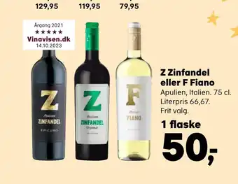 Z zinfandel eller f fiano