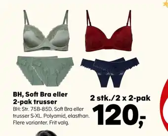 Bh, soft bra eller trusser