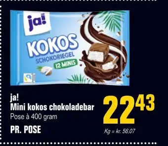 Poetzsch Padborg Ja! mini kokos chokoladebar tilbud