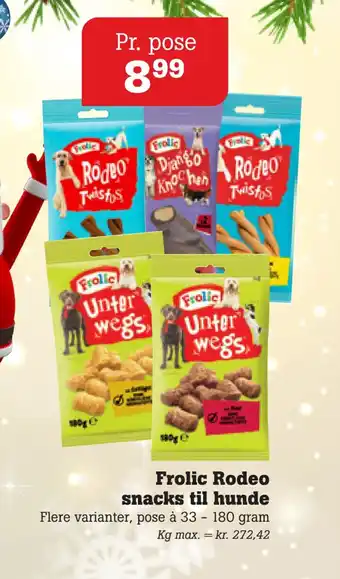 Frolic rodeo snacks til hunde