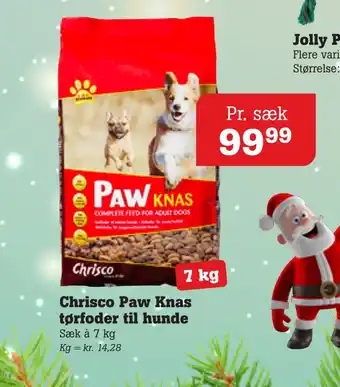 Chrisco paw knas tørfoder til hunde