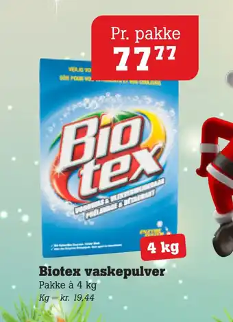 Poetzsch Padborg Biotex vaskepulver tilbud