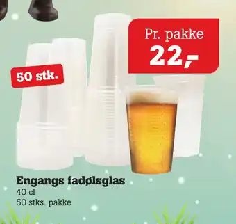 Poetzsch Padborg Engangs fadølsglas tilbud