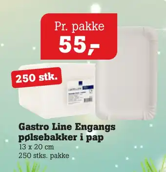 Poetzsch Padborg Gastro line engangs pølsebakker i pap tilbud