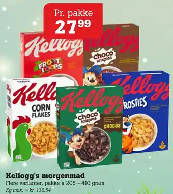 Poetzsch Padborg Kellogg's morgenmad tilbud