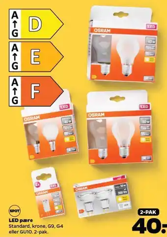 Netto LED pære tilbud