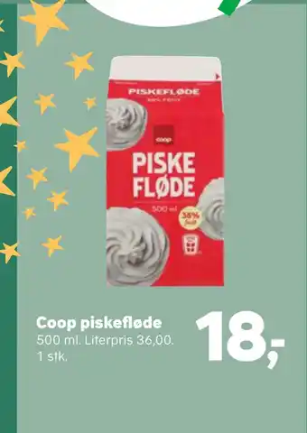 SuperBrugsen Coop piskefløde tilbud