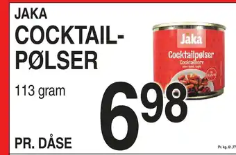 ABC Lavpris Cocktailpølser tilbud
