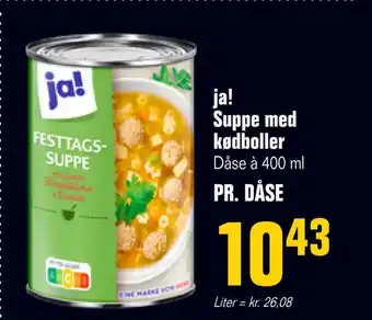 Poetzsch Padborg Ja! suppe med kødboller tilbud