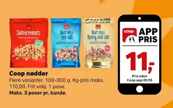 SuperBrugsen Coop nødder tilbud