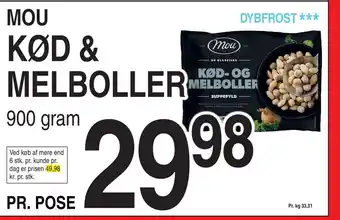ABC Lavpris Kød & melboller tilbud