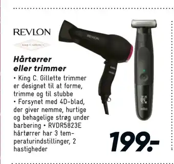 Hårtørrer eller trimmer