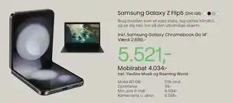 YouSee Samsung galaxy z flip5 (256 gb) tilbud