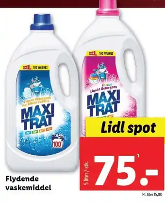 Flydende vaskemiddel