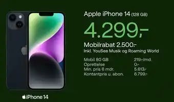 Apple iphone 14 (128 gb)