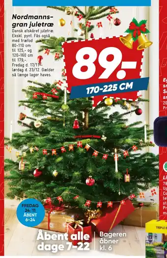 Bilka Nordmannsgran juletræ tilbud