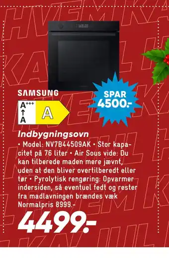 Bilka Indbygningsovn tilbud
