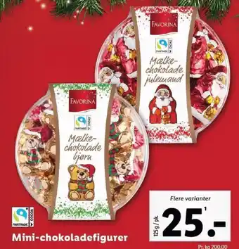 Mini-chokoladefigurer