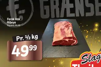 Fakta Tyskland Fersk irsk ribeye tilbud