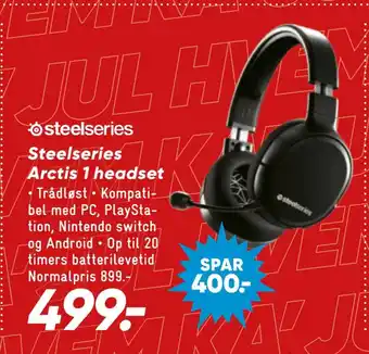Bilka Steelseries arctis 1 headset tilbud
