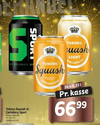 Fakta Tyskland Tuborg squash el. carlsberg sport tilbud