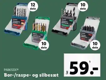 Lidl PARKSIDEⓇ Bor-/raspe- og slibesæt tilbud