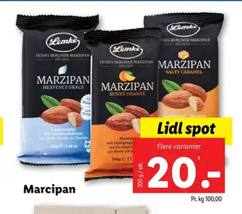 Lidl Marcipan tilbud