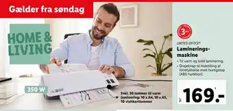Lidl Lamineringsmaskine tilbud