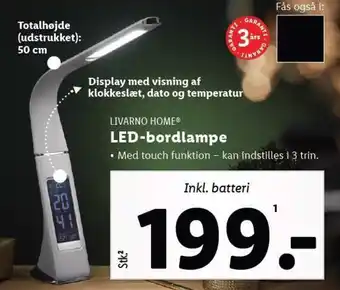 Lidl LIVARNO HOMEⓇ LED-bordlampe tilbud