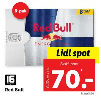 Lidl Red bull tilbud