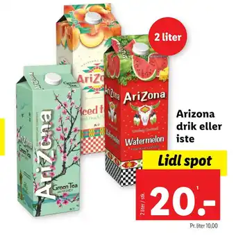 Lidl Arizona drik eller iste tilbud