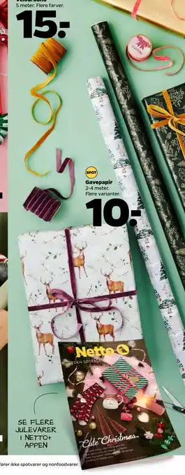 Netto Gavepapir tilbud