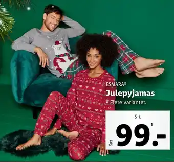 Lidl Julepyjamas tilbud