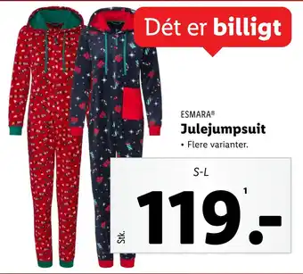 Lidl Julejumpsuit tilbud