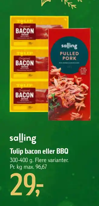 Føtex Tulip bacon eller bbq tilbud
