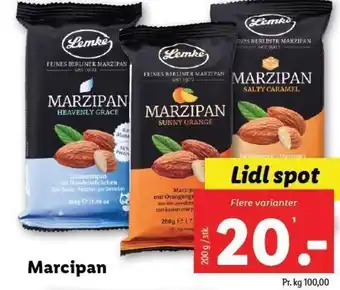 Lidl Marcipan tilbud