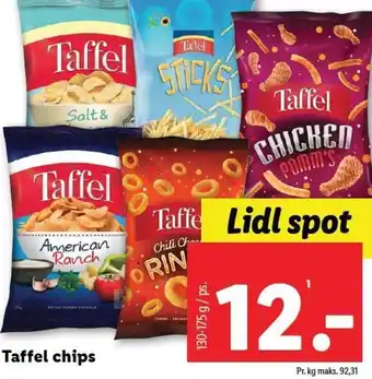 Lidl Taffel chips tilbud