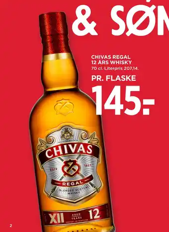 MENY Chivas regal 12 års whisky tilbud