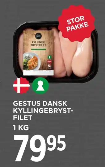 MENY Gestus dansk kyllingebryst­filet tilbud