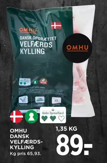 MENY Omhu dansk velfærds­kylling tilbud