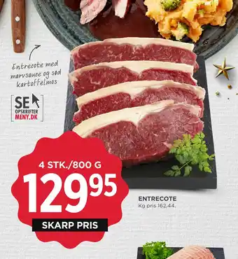 MENY Entrecote tilbud
