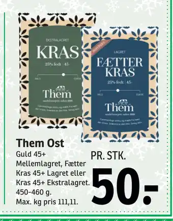 SPAR Them ost tilbud