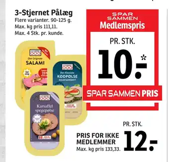 3-stjernet pålæg