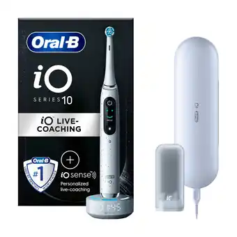 Punkt1 Oral-b io series 10 elektrisk tandbørste, stardust white tilbud