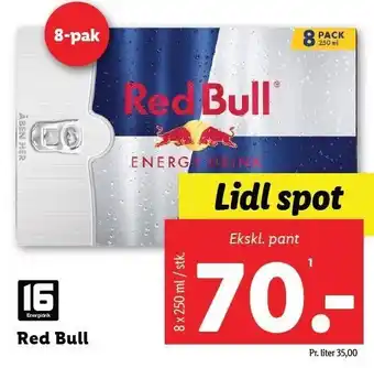 Lidl Red bull tilbud