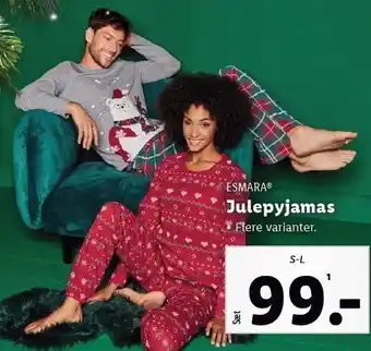 Lidl Esmara julepyjamas tilbud