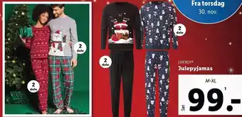 Lidl Livergy julepyjamas tilbud