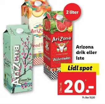 Lidl Arizona drik eller iste tilbud