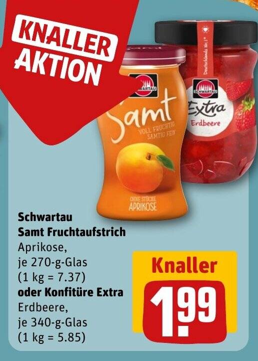 Schwartau Fruttissima Nicht Mehr Bei Rewe Schwartau Samt Fruchtaufstrich tilbud hos REWE