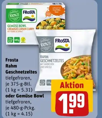 REWE Frosta Rahm Geschnetzeltes tilbud